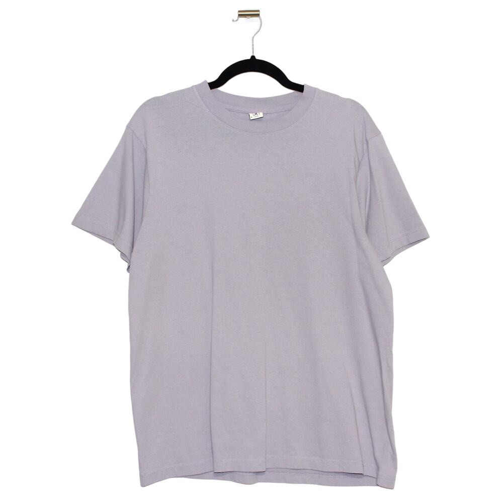 Sporty & Rich 100% Cotton Lilac Purple Oversize T-Shirt Size Medium Made in USA